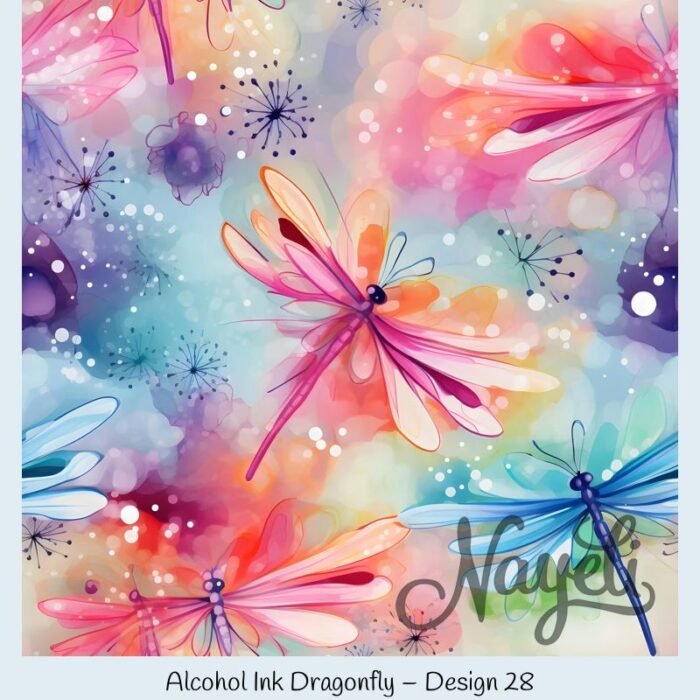 Alcohol Ink Dragonfly – Bild 29