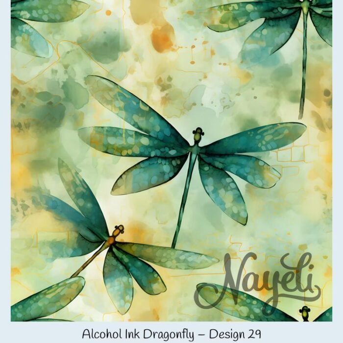 Alcohol Ink Dragonfly – Bild 30