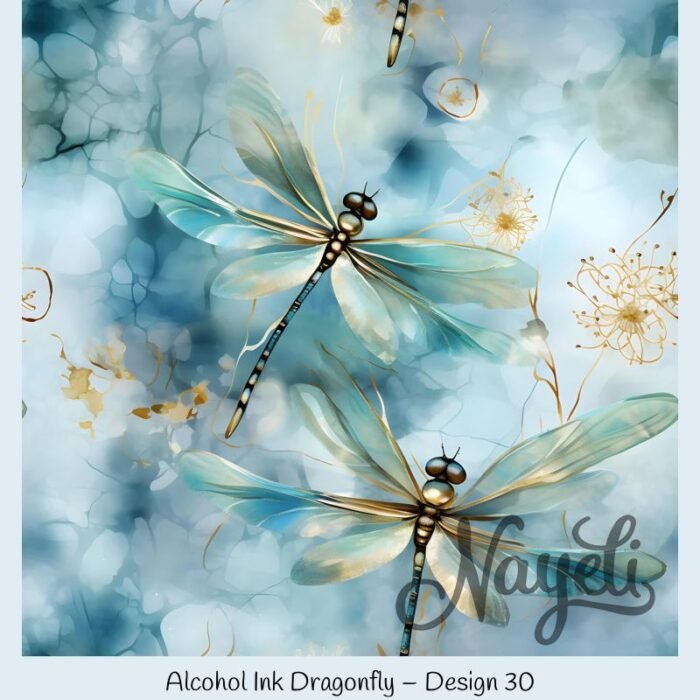 Alcohol Ink Dragonfly – Bild 31