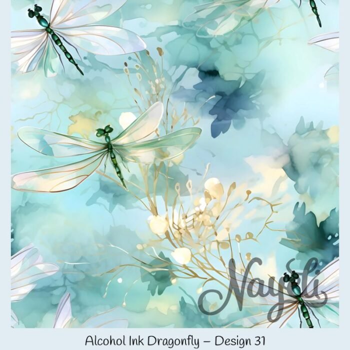 Alcohol Ink Dragonfly – Bild 32