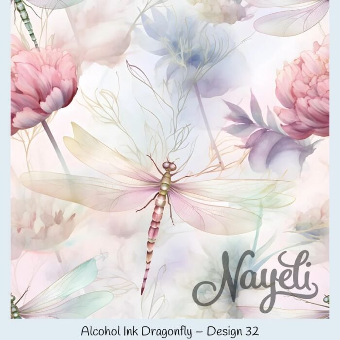 Alcohol Ink Dragonfly – Bild 33