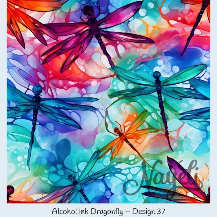 Alcohol Ink Dragonfly – Bild 38
