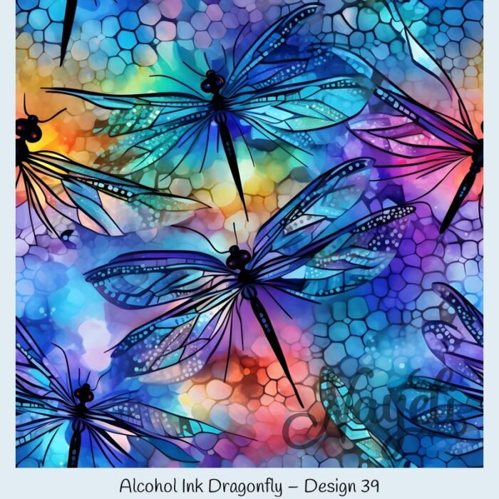 Alcohol Ink Dragonfly – Bild 40