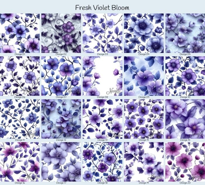 Fresh Violet Bloom – Bild 1