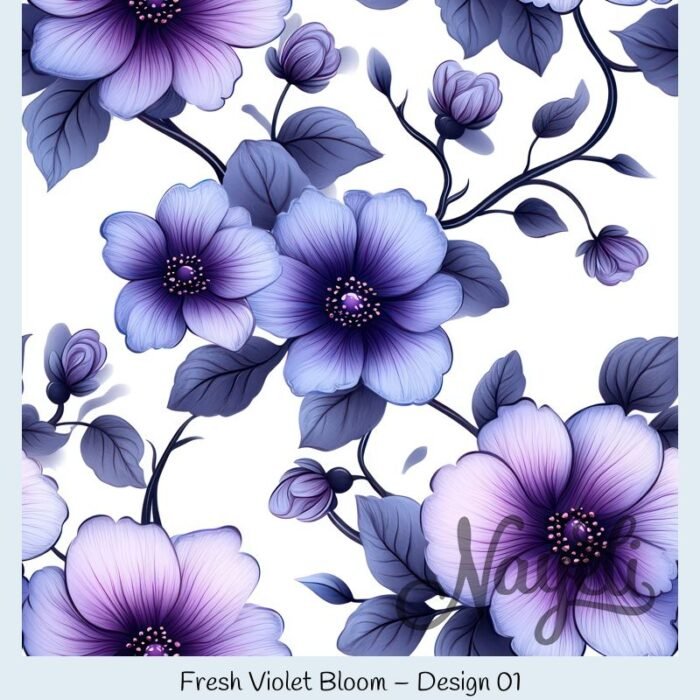 Fresh Violet Bloom – Bild 2