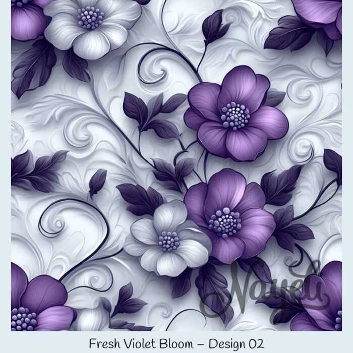 Fresh Violet Bloom – Bild 3