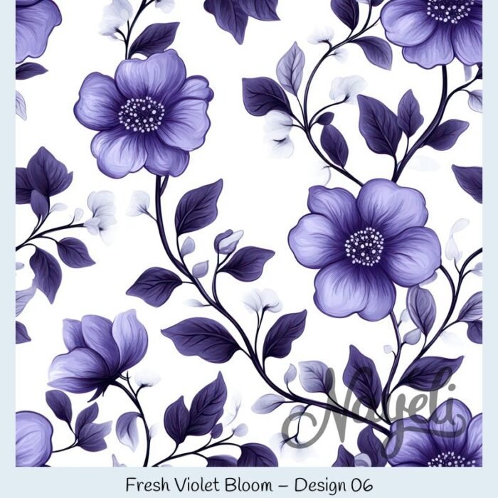 Fresh Violet Bloom – Bild 7