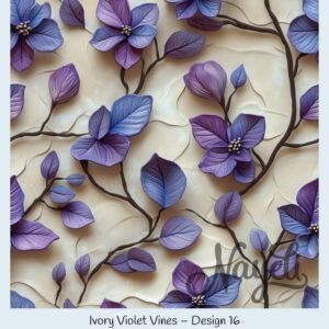 Ivory Violet Vines – Bild 17