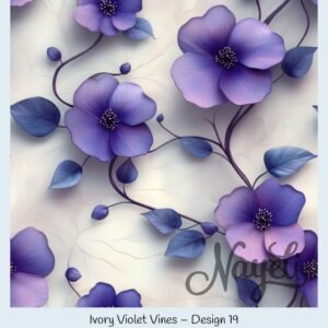 Ivory Violet Vines – Bild 20