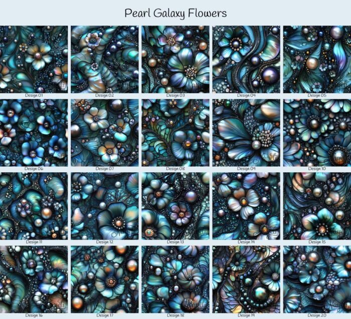 Pearl Galaxy Flowers – Bild 1