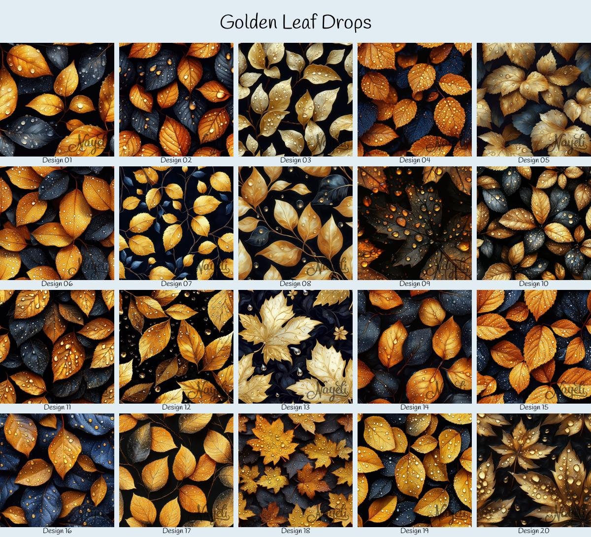 R39_02 Golden Leaf Drops – Bild 1