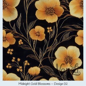 Midnight Gold Blossoms – Bild 3