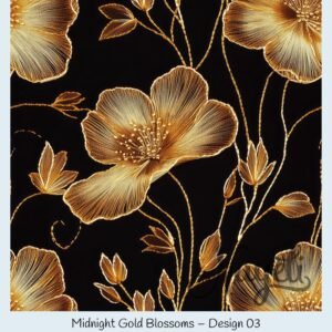 Midnight Gold Blossoms – Bild 4