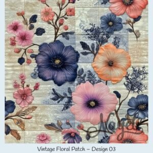 Vintage Floral Patch – Bild 4