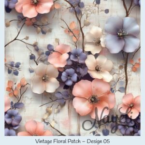 Vintage Floral Patch – Bild 6