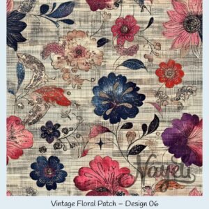 Vintage Floral Patch – Bild 7