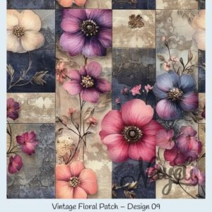 Vintage Floral Patch – Bild 10