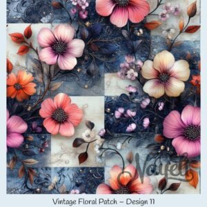Vintage Floral Patch – Bild 12