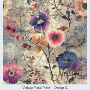 Vintage Floral Patch – Bild 13