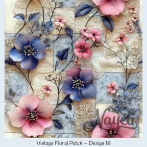Vintage Floral Patch – Bild 19