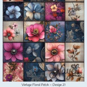 Vintage Floral Patch – Bild 22