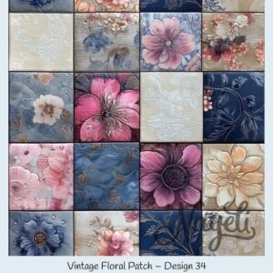 Vintage Floral Patch – Bild 35