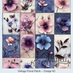 Vintage Floral Patch – Bild 41