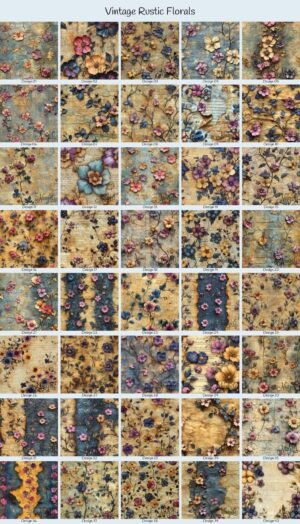 Vintage Rustic Florals