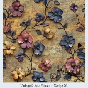Vintage Rustic Florals – Bild 4