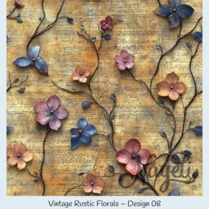 Vintage Rustic Florals – Bild 9