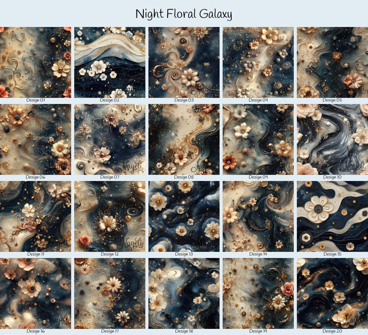 R40_03 Night Floral Galaxy – Bild 1