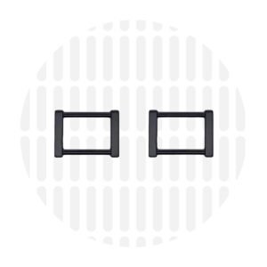 Rechteckring Modern 25mm - 2 Stück – Bild 6