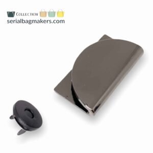 Magnetverschluss Halbmond - 1 Stück – Bild 3