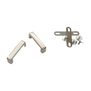 Hakenlaschen eckig - 2 Stück – Bild 2