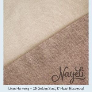 25 Golden Sand, 17 Hazel Rosewood