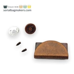 Magnetverschluss Halbmond - 1 Stück