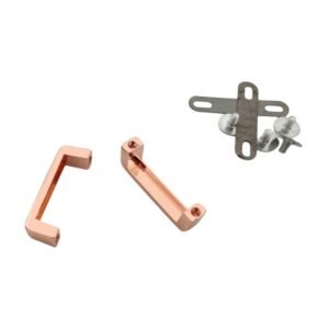 Hakenlaschen eckig - 2 Stück – Bild 3