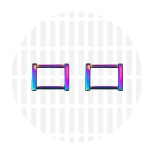 Rechteckring Modern 25mm - 2 Stück – Bild 4