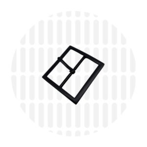 Gürtelschnalle  38mm - 1 Stück – Bild 4