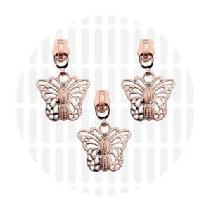 Zipper "Butterfly" - 3 Stück – Bild 5