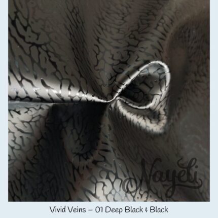 Studio Cut · Vivid Veins · 01 Deep Black & Black