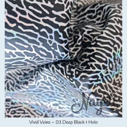 Studio Cut · Vivid Veins · 03 Deep Black & Holo