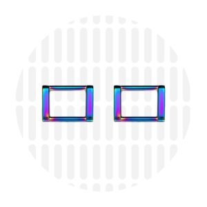 Rechteckring "Modern" 19mm - 2 Stück – Bild 9