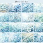 Stained Glass Blue
