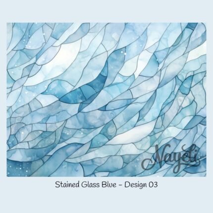 Stained Glass Blue