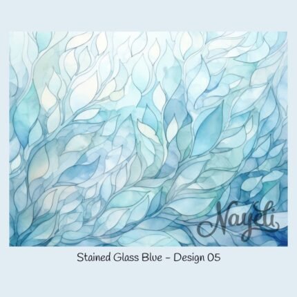 Stained Glass Blue