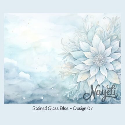Stained Glass Blue