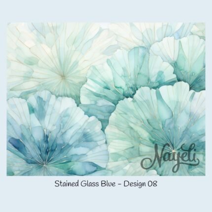 Stained Glass Blue