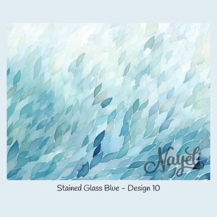 Stained Glass Blue