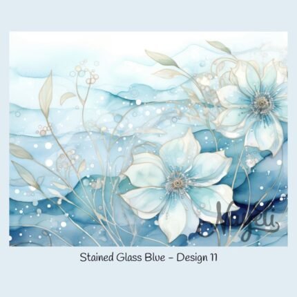 Stained Glass Blue